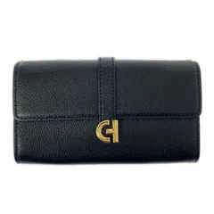 COLE HAAN コールハーン ウオレットチェーン付き二つ折り財布/ブラック