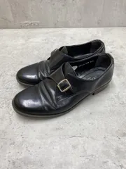 HARUTA ハルタ ローファー モンクストラップ レザー シューズ size24 1/2/黒 ■■ レディース