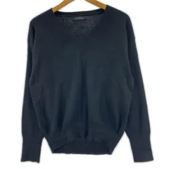 green label relaxing グリーンレーベルリラクシング Vネック プルオーバーニット size表記なし/ブラック