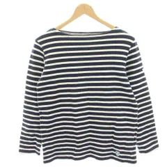 オーチバル ORCIVAL オーシバル バスクシャツ カットソー 2 白 ホワイト 紺 ネイビー ボーダー 長袖 ボートネック /HN