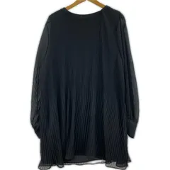 ZARA ザラ プリーツ Aラインワンピース sizeEUR L/ブラック
