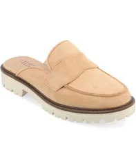 ジュルネ コレクション レディース シューズ パンプス Journee Collection Womens Miycah Slip On Mule Flats Tan タン