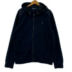 POLO RALPH LAUREN ポロ・ラルフローレン 異素材切替パーカー sizeL/ネイビー