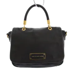 マークバイマークジェイコブス MARC by MARC JACOBS ハンドバッグ レザー 黒 ブラック /YM