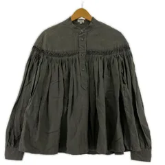 SCYE BASICS サイベーシックス リネンピンタックブラウス size40/ブラウン系のサムネイル