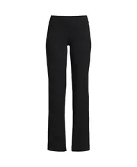ランズエンド レディース ボトムス カジュアルパンツ ストレート パンツ トール Lands End Womens Tall Starfish Mid Rise Straight Leg Pants Black ブラック