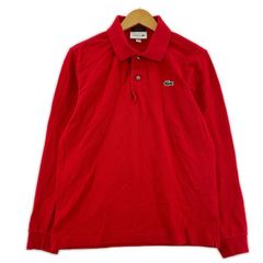 LACOSTE ラコステ PH016J 長袖ポロシャツ sizeFR3/レッド
