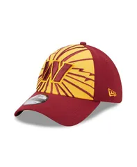 ニューエラ メンズ アクセサリー 帽子 New Era Mens Gold Burgundy Washington Commanders Shattered 39THIRTY Flex Hat Gold Burgundy バーガンディ