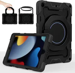 【在庫処分】ケース iPad Air3 10.5インチ / iPad iPad Pro 10.5 2017 ケース 耐衝撃 肩ショルダー付き 2019 360°回転 スタンド ペン 収納 iPad Pro Air 10.5 Air 3 カバー シリコン ハード
