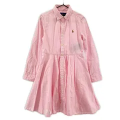 POLO RALPH LAUREN ポロ・ラルフローレン シャツワンピース size 6/ピンク