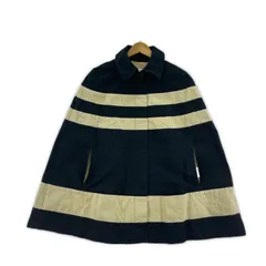 SEE BY CHLOE シーバイクロエ バイカラー ジップポンチョ sizeF34/ネイビー×アイボリーのサムネイル