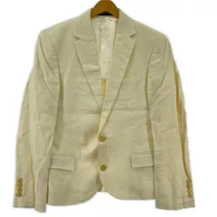 POLO RALPH LAUREN ポロ・ラルフローレン リネンテーラードジャケット size38/アイボリー