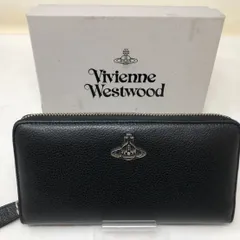 ◆Vivienne Westwood ヴィヴィアンウエストウッド 長財布 ラウンドファスナー 中古◆20807