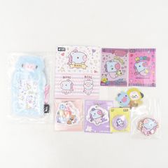 BT21 MANG 제이 호프 미개봉 트레카 홀더 키홀더 스티커 캔 배지 고무 마스코트 PVC 매력 맨 J HOPE 방탄 소년단 반탄
