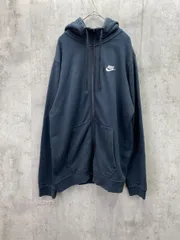 NIKE ナイキ クラブフレンチテリーフルジップ パーカー sizeL/黒 ■◇ メンズ