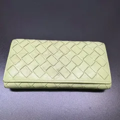 ボッテガヴェネタ 　 イントレチャート 長財布緑 B26031821
