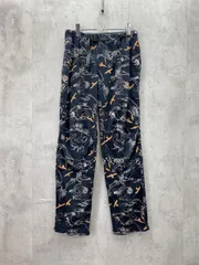 WILD THINGS ワイルドシングス 総柄 イージー パンツ sizeL/濃緑 ■◇◎メンズ