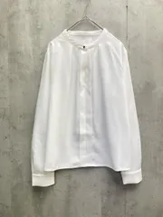 新品 GLACIER グラシア 673-61-0113 無地 バンドカラーブラウス シャツ sizeS/白 ■◇ レディース