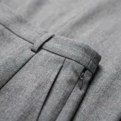 [C-15] 杢調 グレー 無地 カジュアルアイテム
