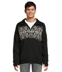 ダールオブノルウェイ メンズ アウター ニット・セーター Dale of Norway Roset Masculane Weatherproof Sweater BlackOffwhite オフホワイのサムネイル