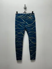 ナイキ レディース S ネイビー GOLD LINE レギンス