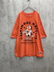 新品 New Era ニューエラ プリント Tシャツ sizeM/オレンジ ■◆ レディース