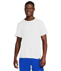 ブルックス メンズ トップス シャツ Brooks Luxe Short Sleeve White ホワイトのサムネイル