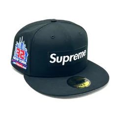 【楠本質店/元住吉】新品・未使用品　シュプリーム　Supreme　ボックスロゴ　キャップ　7・5/8（60.6cm）ブラック　2026　ニューヨーク　ニューエラ　コラボ　NEW ERA　ベースボール　帽子