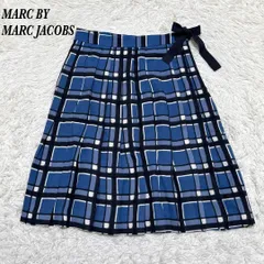 【美品】 MARC BY MARC JACOBS プリーツスカート 2 チェックのサムネイル