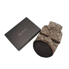 新品未使用 GUCCI グッチ ドッグウェア フード付き  ブラウン 小型犬用 ポリエステル ポリアミド 中古 4b013124のサムネイル