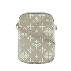 ラシット RUSSET フォーンバッグ ショルダーバッグ ベージュ コットンジャガード 総柄 ロゴマーク /RI ■OS