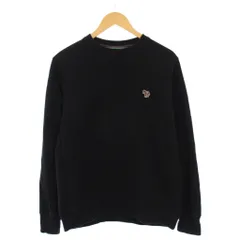 ピーエスポールスミス PS Paul Smith スポーツストライプゼブラ スウェット トレーナー 長袖 M 黒 /KH