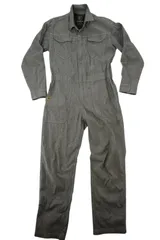 EVENRIVER イーブンリバー ヘリンボーン つなぎ S グレー ジャンプスーツ