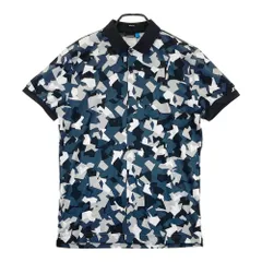 サイズ：M J.LINDEBERG ジェイリンドバーグ  半袖ポロシャツ  ネイビー系 [240101642504] ゴルフウェア メンズ ストスト