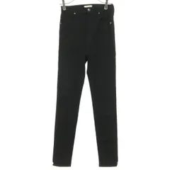 YANUK ヤヌーク 日本製 スキニーパンツ w23 ブラック レディース 古着