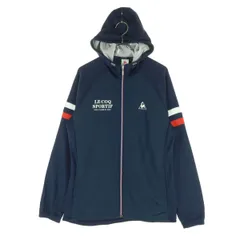 美品 le coq sportif ルコックスポルティフ 長袖 ジップパーカー O ネイビー メンズ 古着のサムネイル