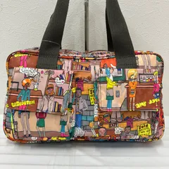 1155　LeSportsac　レスポートサック　肩がけ　トートバッグ　ハンドバッグ ポケット付き　カラフル　軽量　ファスナー付き　大容量