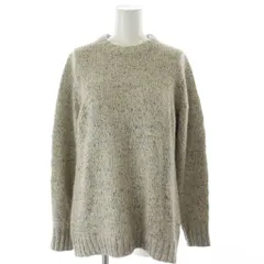 ドレステリア DRESSTERIOR ニット セーター 38 ベージュ系 長袖 クルーネック ネップ柄 /GG