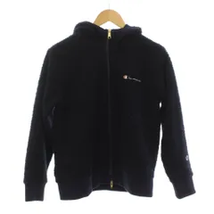 チャンピオン CHAMPION ジップアップパーカー L ボア 紺 ネイビー /LP