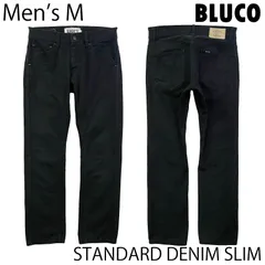 【USED／メンズM】BLUCO STANDARD DENIM PANTS SLIM ブラック