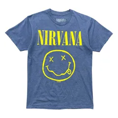 USA 古着 オフィシャル 2016 NIRVANA ニルバーナ スマイル バンドTシャツ ロックTシャツ メンズS BA4976