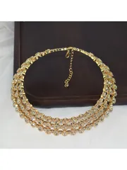 ジュエリー レディース ネックレス タッセルネックレス マルチストラップ ラインストーン トップス アクセサリー 女性らしい プレゼント