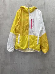 MIZUNO ミズノ ウィンドブレーカー ジャケット sizeM/黄×白 ■◇レディース