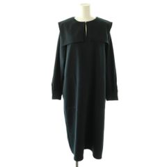 シップス エニィ SHIPS any ワンピース F 紺 ネイビー 無地 セーラーカラー 長袖 /AZ