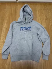 オコボ 炎 グレー フードTシャツ