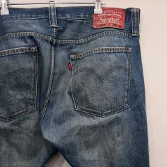 リーバイス 504 レギュラー ストレートフィット インディゴ デニムパンツ