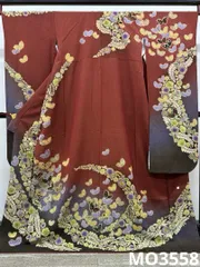振袖 辻ヶ花 絞り 金通し 金彩 身丈173cm 撥水加工済 MO3558 - メルカリ