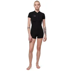 オニール レディース 水着 上下セット 半袖 ONeill Bahia 21mm Front Zip ShortSleeve Springsuit Womens BlackBlackBlack ブラック