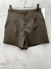 新品 Ada. エイダ タック ハイウエスト ベーシック ショート パンツ sizeM/モカ ■◆レディース