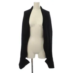 トゥデイフル TODAYFUL ボリュームニットスリーブ カーディガン ウール F 黒 長袖 ショールカラー リブ編み /JP